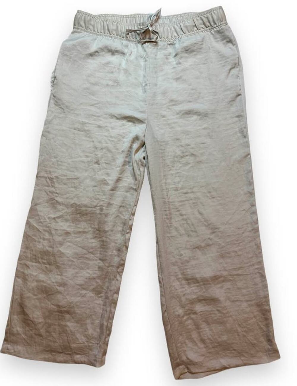Women’s H&M Satin Wide-Leg Pants Size Large